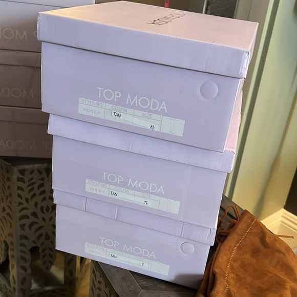 Suede boots, over the knee, caramel brown 🔥 - Picture 8 of 12